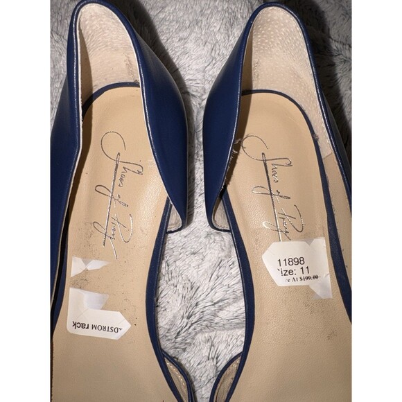 EUC Royal Blue Shoes of Prey Flats Sz 11 - Picture 2 of 5